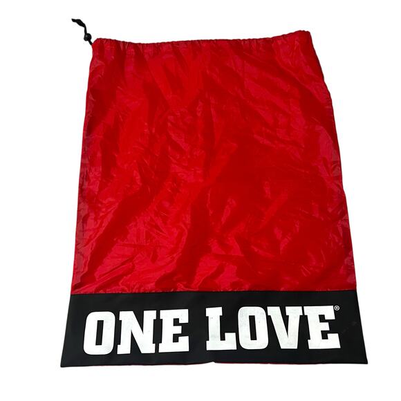 Raising Cane's ONE LOVE Logo Slogan Large Drawstring Laundry Bag - Picture 1 of 10